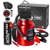 Autoline Pro front view showing durable metal body and portability benefit