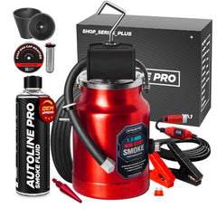 Autoline Pro front view showing durable metal body and portability benefit