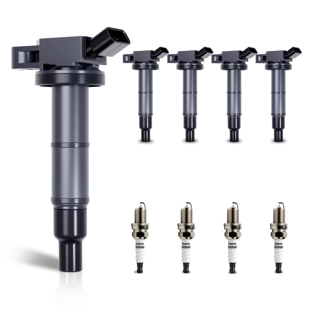 Automost front package view showing four coils and plugs for easy replacement