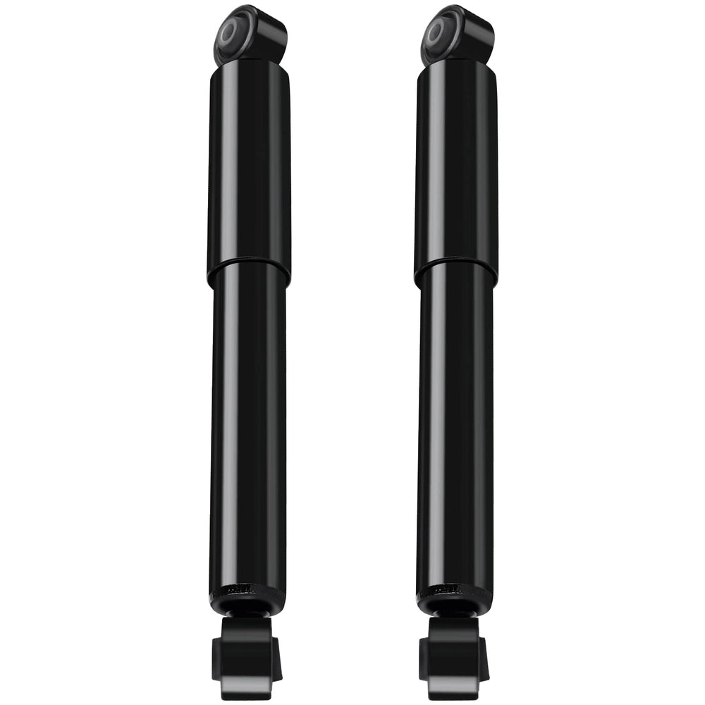 AUTOMUTO rear shock front view showing robust mounting and fitment benefit