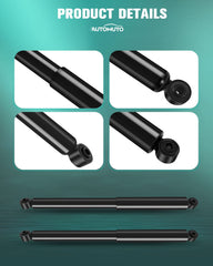 AUTOMUTO close-up piston rod detail highlighting durable TRIP material and longevity