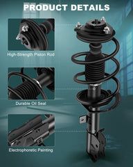AUTOMUTO close-up of coil spring and strut for improved ride stability