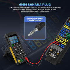 AUTOOL banana jack outputs allowing multiple devices to tap vehicle data