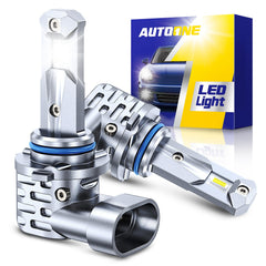AUTOONE 9005 front view showing plug-and-play connector and compact body for easy install
