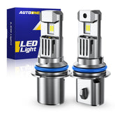 AUTOONE 9007 front view showing plug-and-play fit and confident brightness