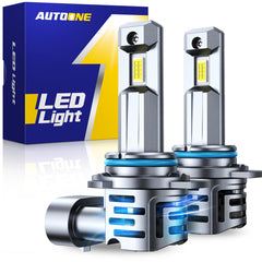 AUTOONE 9012 front view showing LED array and plug for easy upgrade