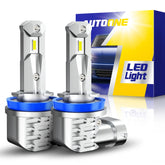 AUTOONE front packaging showing H11 bulbs and pack information for quick recognition