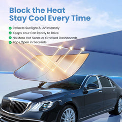 Autopect close-up of reflective 240T polyester surface showing heat-blocking texture