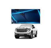 Autopect front view showing precise windshield fit and instant heat reduction
