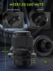 AUTOPTIM close-up of lug nut threads showing precise machining for secure fit