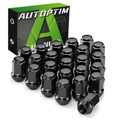 AUTOPTIM front view of 24-piece lug nut pack showing quantity and finish for easy upgrade