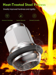 AUTOPTIM hex-drive and size comparison showing 3/4 inch hex and overall dimensions