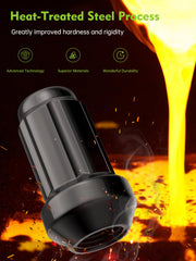 AUTOPTIM supplied socket and hand tools ready for efficient lug nut installation