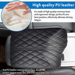 Autorder side profile displays memory foam thickness and ergonomic support