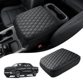 Autorder front view of center console cover shows tailored fit and protection