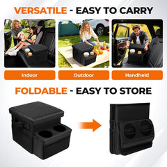 Autorder cup holders with drinks demonstrating secure hold to prevent spills benefit