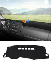Autorder front view of dash cover showing exact fit and clean lines for protection