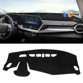 Autorder front dashboard cover on Chevrolet Trax reduces glare and protects dash