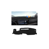 Autorder front view of dashboard cover showing fit and protection benefits