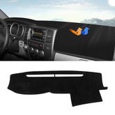 Autorder front view of fitted dash cover protecting dashboard surface and reducing glare
