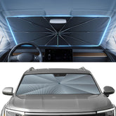 Autorder front packaging showing custom-fit VW Atlas windshield shade and benefits