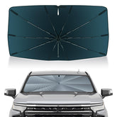 Autorder front view of packaging showing umbrella sunshade and fit