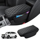 Autorder front view console cover fitted to Kia Sorento improves comfort