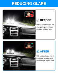 Autorder installed driver perspective reducing windshield glare