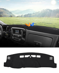 Autorder dashboard cover front overview on Silverado showing exact fit and clean look