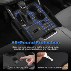 Autorder organizer holding phone and keys for quick-access convenience