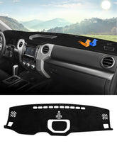 Autorder front view dashboard cover fitted on Tundra improving interior look