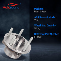 Autoround 512460 ABS sensor area closeup ensuring proper ABS compatibility and safety