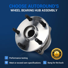 Autoround 512536 mounted on wheel demonstrating correct wheel alignment and fitment