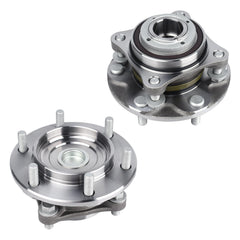Autoround front hub assembly front view showing fit and durability