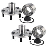 Autoround front hub assembly front view showing robust construction and direct-fit benefit