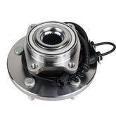 Autoround front hub assembly front view showing fit and durability benefits