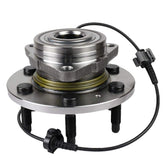 Autoround front wheel hub assembly front view showing fit and finish for direct replacement