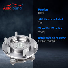 Autoround hub flange and bolt circle detail for correct alignment benefit