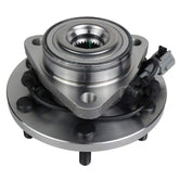 Autoround hub front view showing bolt pattern and secure wheel mounting benefit