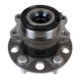 Autoround hub front view showing flange and studs for accurate fit