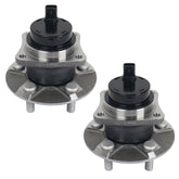 Autoround rear hub front view showing 5-lug design and secure wheel fit