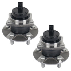 Autoround rear hub front view showing 5-lug design and secure wheel fit