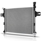 AUTOSAVER88 front view complete radiator showing direct-fit design and OE-style mounting