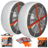 AUTOSOCK front packaging showing pack of two and quick benefits