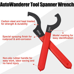 AutoWanderer textured handle close-up for comfortable non-slip grip