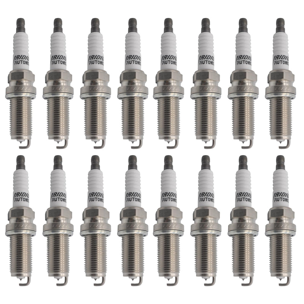 Autowxjq front packaging showing 16pcs kit and fitment for V8 engines for quick selection