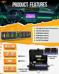 Auxbeam AS-R60 slim side profile demonstrating low-profile fit and space savings