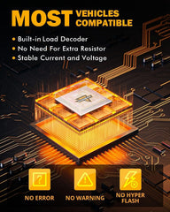 Auxbeam LED chips detail highlighting brighter 3030 SMD output