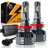 Auxbeam F22 front view showing lens and compact design for brighter fog illumination