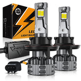 Auxbeam H13 F22 front view showing lamp face and output effectiveness